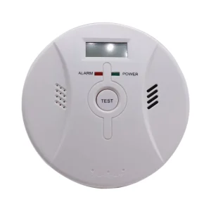85dB LCD Home Security Alarm Detector Model 803-1 White 3 AAA Batteries CO Gas Smoke Carbon Monoxide Indoor