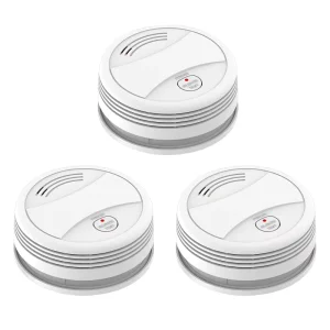 85dB Wireless Photoelectric Smoke and Carbon Monoxide Detector, Waterproof, 9V Battery