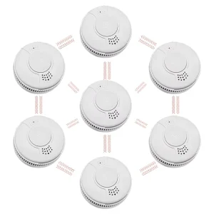 868MHz EN 14604 Battery-Operated Wireless Interconnect Smoke Detector