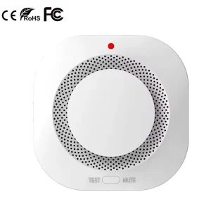 90 dB Wireless Wi-Fi/Zigbee Photoelectric Smoke Detector for Smart Home Security