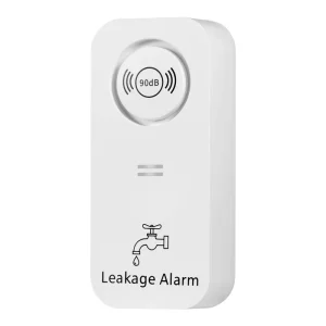 90dB Battery-Powered Water Leakage Alarm and Sensor