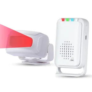 920FT Infrared and Radar Dual Detection PIR Motion Sensor Wireless Doorbell Visitor Chimes Home Security Driveway Alarm