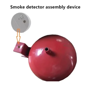 9L Automatic Stainless Steel Fire Extinguisher Ball with Smoke Detector Device Hanging Extinguisher
