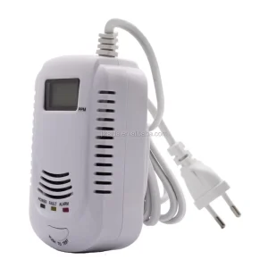 9V Battery Back up AC 220v Power Supply Gas Detector for Home Use