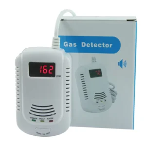 9V Battery Combustible Gas Alarm Detector with Dual Voltage and Manipulator