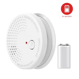 9V Battery High Sensitivity Smoke Alarm For Home CE Certified Smoke Alarm Price