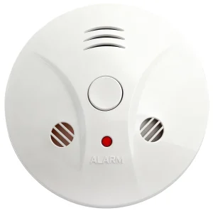 9V Battery Powered Photoelectric Smoke Detector with 85dB Alarm & Low Battery Indicator