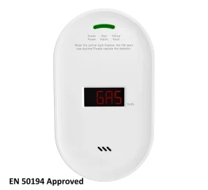 AC 220V LPG Gas Leak Detection Alarm with Lithium Battery Power Supply