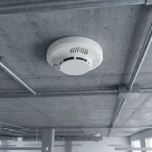 AC90-270V 4-Wire Photoelectric Smoke Detector with NO/NC Relay Output, Sound and Light Alarm, 80dB, 6A, OEM ODM