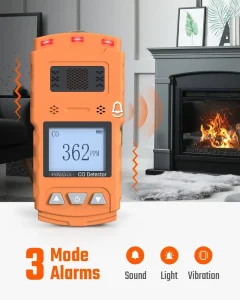 AIKESI X 1 OEM Carbon Monoxide Portable Gas Detector High Accuracy 0 1000ppm Sound Light Vibration Alarm Home Industrial Use