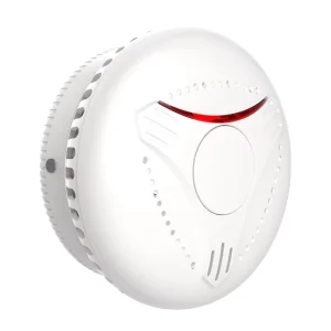 AJ-761 AS3786 230V Hardwired Photoelectric Smoke Detector 10-Year Battery Backup RF433 Interconnected Buzzer Flash Alarm