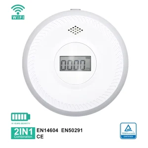 AJ-962SCW Wi-Fi Smoke and Carbon Monoxide Alarm with Dual Protection CE Approval Electrochemical Sensor