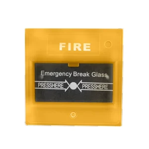 ALF-EB03 Fire Warning Switch Glass Break Detector & Manual Emergency Alarm Button DC12-24V for Hotels/Airports/Hospitals HW E394