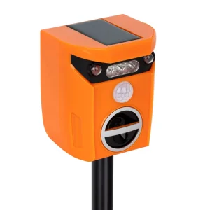 AR01 Solar Animal Repeller for Garden IP44 Waterproof Solar Deer Repeller Wireless Solar Cat Repeller with Sound