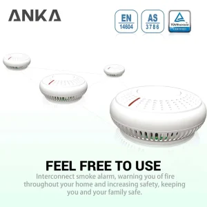 AS3786 Photoelectric Smoke Alarm with 10-Year Battery for Australia