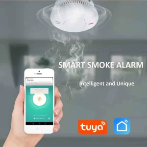 AS3786 WiFi RF433 Interconnected Waterproof Smoke Alarm, Wireless Fire Detector