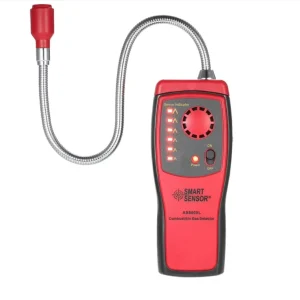 AS8800L Handheld Combustible Gas Detector Sound Light Alarm CH4 Methane Carbon Monoxide Detection