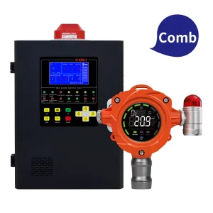 ATEX CE FCC Fixed LED Screen Combustible Gas Leak Detector, 0-100% LEL, for Gas and LPG Stations