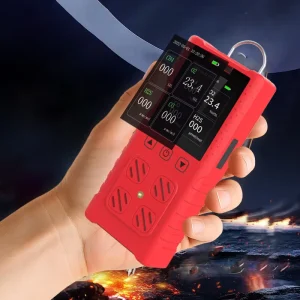 ATEX CE Industrial Handheld Multi Gas Detector LEL O2 CO H2S COMB Portable 4 in 1 Gas Detector