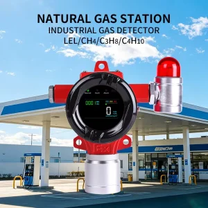 ATEX Natural Gas Station C4H10 C3H8 CH4 LEL Explosion-Proof Gas Detector