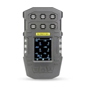ATEX RoHS Certified Handheld Portable Multi Gas CH4 H2S O2 CO and EX4 SO3 Gas Detector 6 in 1 Gas Alarm