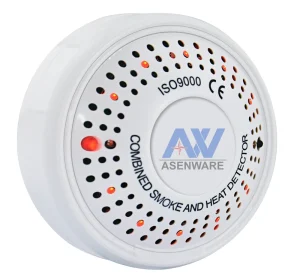 Addressable Combined Heat and Smoke Detector Multi-Sensor Fire Alarm for Home