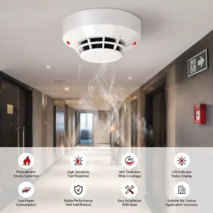 Addressable Smoke Heat Detector JTY GD FCI SD2000 JTW BD FCI TD2000 DZ B901 Fire Alarm Sensor Base JTWBDFCITD2000