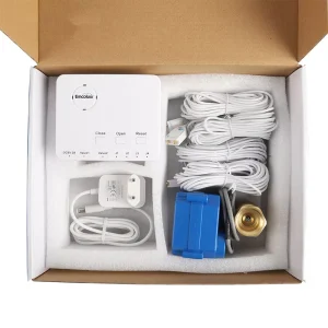 Advanced Water Leak Detector Smart Home Flood Alert System IP65 Waterproof 3 4″ Valve Easy Installation for House Basement