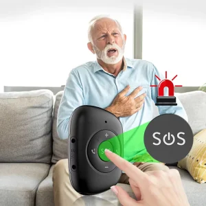 Aged Care Mobile Alarm SOS Button 4G LTE GPS Personal Tracker with Two-way Calling