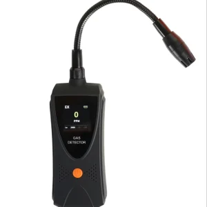 Aikesi High Sensitive Portable JLY-80A Combustible Gas Detector Light+Sound+Vibration Alarm Flexible Sensor Neck Gas Leakage