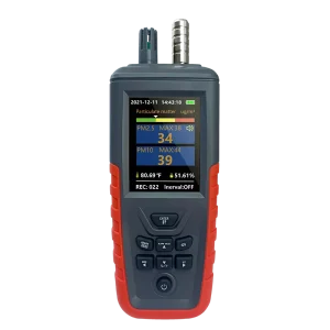 Air Quality Monitor with PM2.5 PM10 Dust Analyzer and Particle Meter