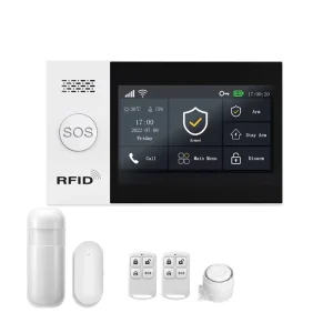 Alarm Kit 4G Tuya 107 Security System PIR Motion Sensor Siren WiFi Alexa Google ABS App Remote Control 10m Detection SOS