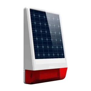 Alarm Siren Outdoor Solar Battery Powered Garage Alarm for Home Security System