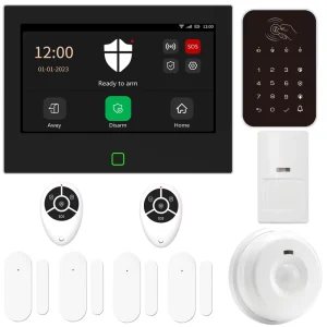 Alexa Google Compatible Tuya Smart Alarm System GSM Wifi 433MHz Wireless Home Burglar Security Alarm Systems Kit