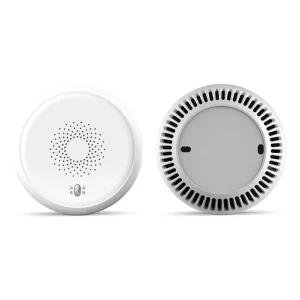 Aluminum Alloy Wireless Smart Smoke Sensor Alarm with App Push Notifications and 170 Detection
