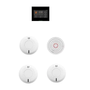Anka AJ 763SI4 Interconnected ABS Photoelectric Smoke Detector Which Can Connect WiFi Smart Fire Security Alarm System