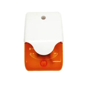 Anti Theft Alarm & Fire Alarm Horn Combo Wired Audible Visual Strobe Light Security Siren