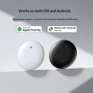 Apple & Android IP67 Waterproof GPS Tracker 1 Year Battery Life Bluetooth Anti Lost for Pets Cats Dogs Keys Wallets Cars EVs
