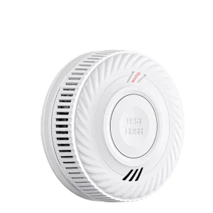 Ariza ABS Battery Operated Standalone Photoelectric Light Alarm Smoke Detector with 10 Year Battery and 30 50m Detection Range