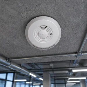 Aspirating Smoke Fire Alarm Leak Detector Smart Car Compatible Wall-Mounted DC9V Battery Fire Protection