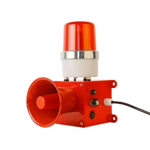 Audible Visual Alarm Buzzer 12V 24V DC 220V 380V AC Multi-Voltage Metal Shell IP65