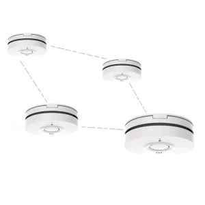 Australia 240v Mains Powered Smoke Alarms Hardwired Smoke Detectors Household Fire Alarm AS3786 Smoke Alarm Detectors
