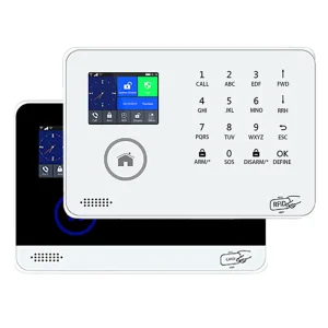Auto Dial Home Security 4G WiFi LTE Alarm System SOS Remote Control 99 Zones Mobile App IP66 Waterproof Lithium Battery ABS