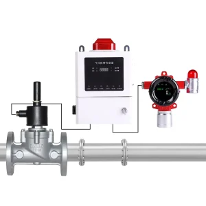Automatic Emergency Shut-off Natural Gas Solenoid Valve for Industrial Pipeline Gas Detector Leakage Alarm Controller