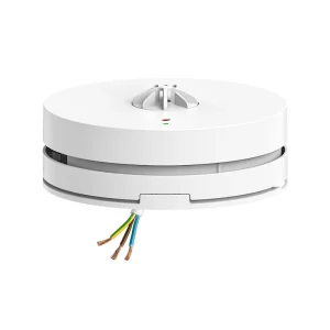BS5446 AC220V-240V Wired/Wireless Interlinked Heat Detector, Mains Powered Kitchen Fire Alarm