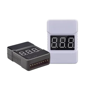 BX100 1-8S Battery Tester Remote Control LiPo Voltage Indicator Checker Low Voltage Buzzer Alarm