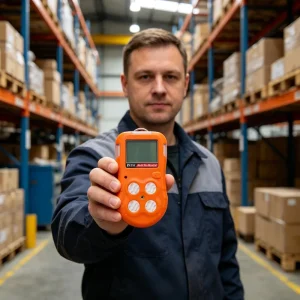 BX616 Portable 4-Gas Detector for Confined Spaces with H2, H2S, Cl2, C2H2, and CH4 Monitoring