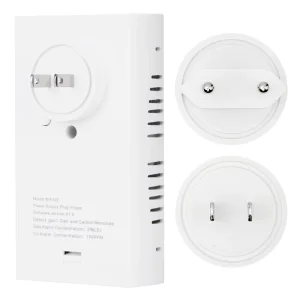 Battery Backup Carbon Monoxide and Natural Gas Detectors Plug in Wall 2 in 1 CO & Combustible Gas Alarm for Home Travel
