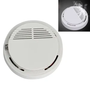Battery-Operated 9V Photoelectric Smoke Alarm for Home, Office, and Warehouse