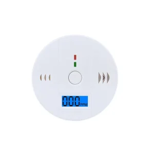 Battery-Operated Digital Carbon Monoxide Alarm Detector for Home